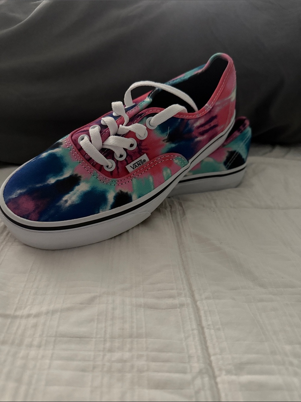 Vans Tie-Dye Low Top Sneakers - Pink Blue Teal